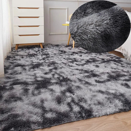 Tapis en Fourrure - HairyRugs™ - Gris - Bébé Castel