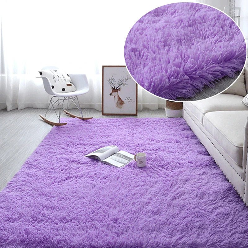 Tapis en Fourrure - HairyRugs™ - Mauve - Bébé Castel